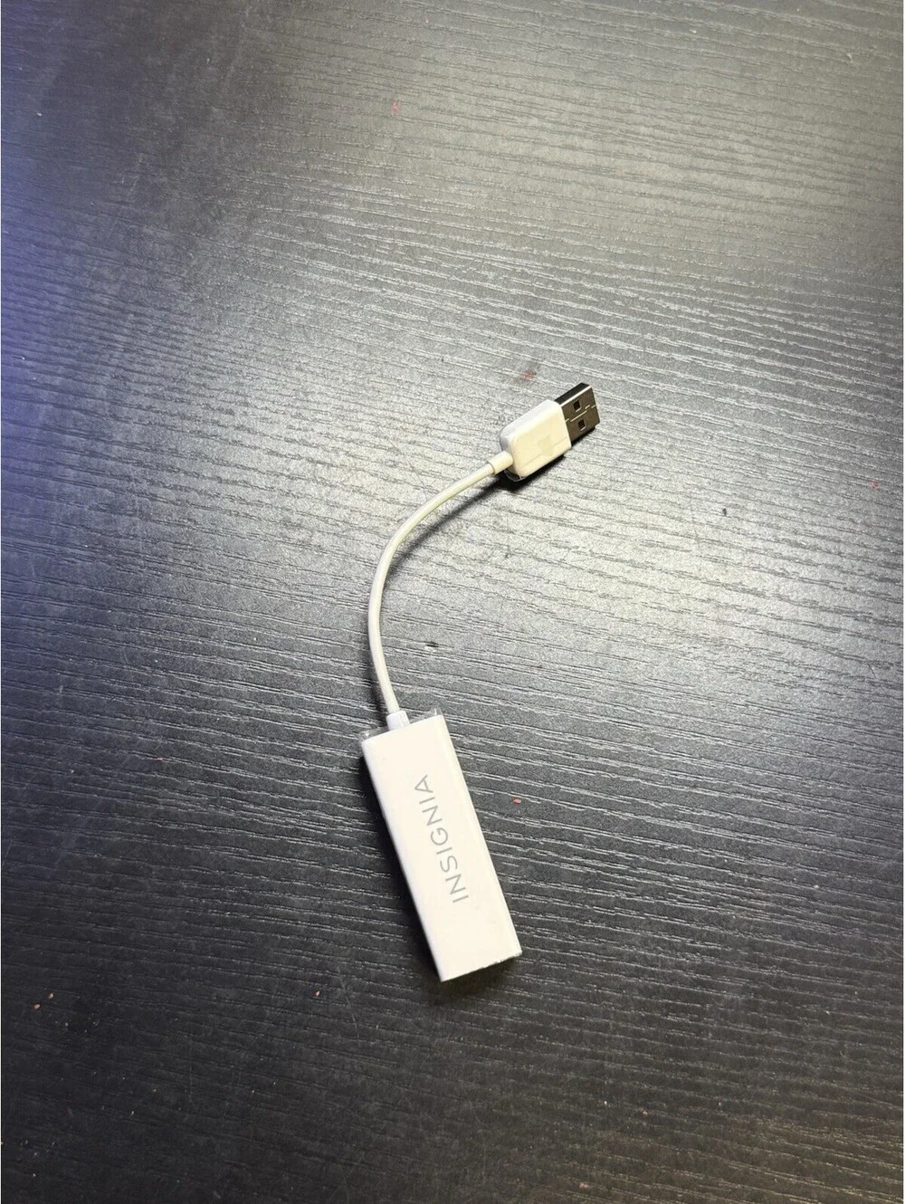 Insignia NS-PU98505 USB 2.0 to Ethernet RJ45 Adapter 10/100 Mbps White